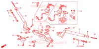 GUIDON   TE DE FOURCHE pour Honda CBR 125 de 2005
