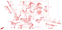 GUIDON   TE DE FOURCHE pour Honda CBR 125 BICOLOR de 2005
