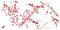 REPOSE PIED pour Honda CBR 1000 RR FIREBLADE REPSOL de 2011