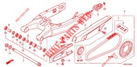 BRAS OSCILLANT pour Honda CB 600 F HORNET ABS 34HP de 2011