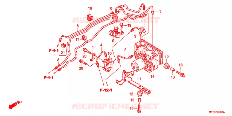 MODULATEUR ABS Honda MOTO 600 HORNET 2011  CB600FAB