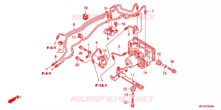 MODULATEUR ABS Honda MOTO 600 HORNET 2011  CB600FAB