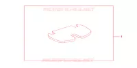 TAPIS DE TOP CASE pour Honda SILVER WING 600 ABS de 2007