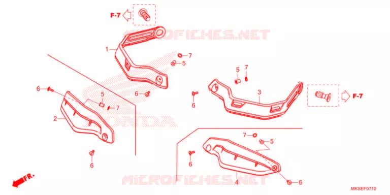 PROTEGES MAINS Honda MOTO 1100 AFRICA-TWIN 2021  CRF1100AL2M