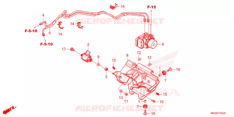 MODULATEUR ABS Honda MOTO 1100 AFRICA-TWIN 2021  CRF1100AM