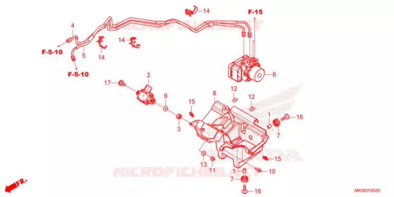 MODULATEUR ABS Honda MOTO 1100 AFRICA-TWIN 2021  CRF1100D2M