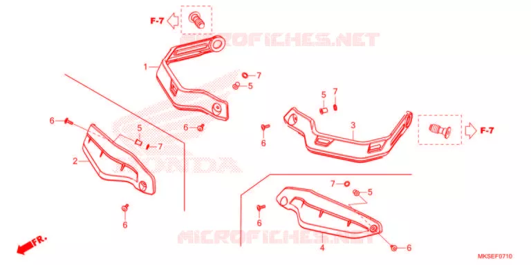 PROTEGES MAINS Honda MOTO 1100 AFRICA-TWIN 2021  CRF1100D2M