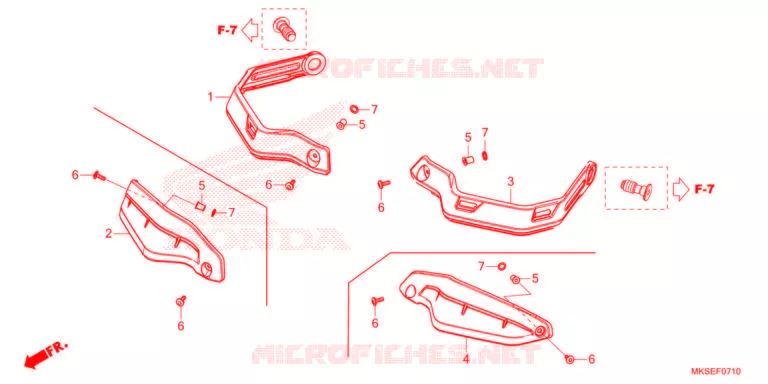 PROTEGES MAINS Honda MOTO 1100 AFRICA-TWIN 2021  CRF1100DM