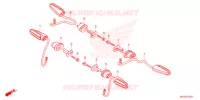 CLIGNOTANT pour Honda AFRICA TWIN 1100 DCT de 2021