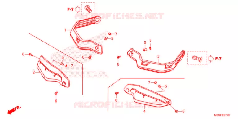 PROTEGES MAINS Honda MOTO 1100 AFRICA-TWIN 2021  CRF1100DM