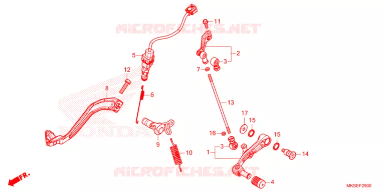 PEDALE Honda MOTO 1100 AFRICA-TWIN 2021  CRF1100ALM