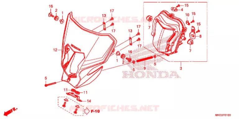 PHARE Honda MOTO 450 CRF 2020  CRF450LL