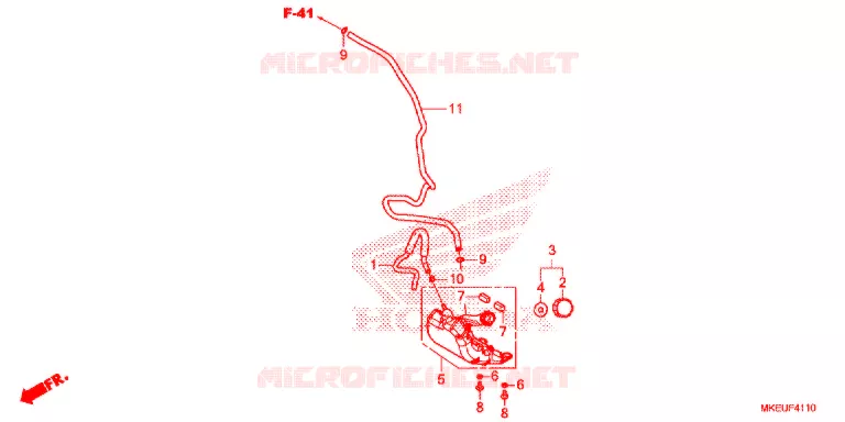 VASE D'EXPANSION Honda MOTO 450 CRF 2020  CRF450LL