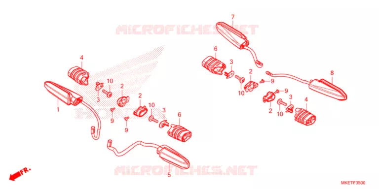 CLIGNOTANT Honda MOTO 450 CRF 2022  CRF450RLM