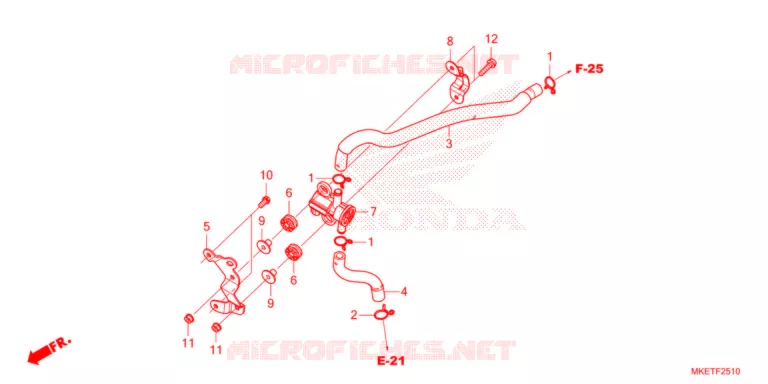 SOUPAPE D'ADMISSION Honda MOTO 450 CRF 2021  CRF450RLM
