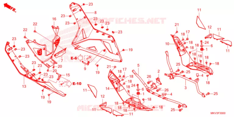 MARCHE PIEDS Honda SCOOTER 750 FORZA 2021  NSS750M