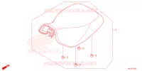 SELLE pour Honda FOURTRAX 420 RANCHER 4X4 DCT EPS de 2021