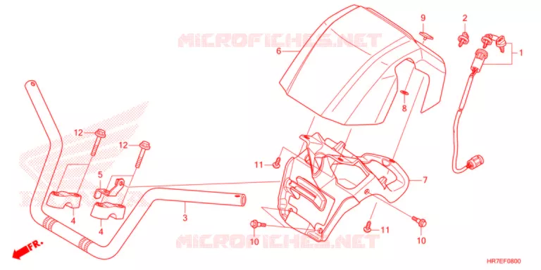 GUIDON Honda ATV 420 FOURTRAX 2021  TRX420FA6M