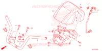 GUIDON pour Honda FOURTRAX 420 RANCHER 4X4 Manual Shift de 2021