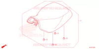 SELLE pour Honda FOURTRAX 420 RANCHER 4X4 Manual Shift de 2021