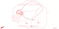 SELLE pour Honda FOURTRAX 420 RANCHER 4X4 EPS Manual Shift de 2021