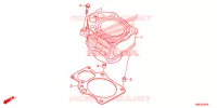 CYLINDRE pour Honda FOURTRAX 520 FOREMAN RUBICON 4X4 AT DCT EPS DELUXE de 2021