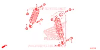 AMORTISSEUR AVANT pour Honda FOURTRAX 520 FOREMAN 4X4 BASE de 2021