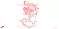 CYLINDRE pour Honda FOURTRAX 520 FOREMAN 4X4 ES PS de 2021