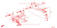 TRIANGLES AVANT pour Honda FOURTRAX 520 FOREMAN 4X4 ES PS de 2021