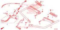 PEDALE   REPOSE PIED pour Honda FOURTRAX 520 FOREMAN 4X4 EPS de 2021