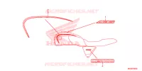 AUTOCOLLANTS pour Honda CB 1100 EX ABS de 2014