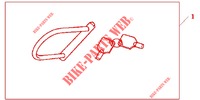 U LOCK (TYPEL SHORT) pour Honda CROSSTOURER 1200 DCT de 2012