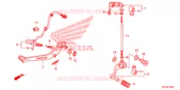 PEDALE pour Honda CROSSTOURER 1200 DCT de 2012