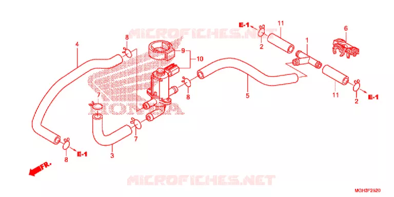 VALVE DE COMMANDE D'INJECTION D'AIR Honda MOTO 1200 CROSSTOURER 2012  VFR1200XDC
