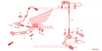 PEDALE pour Honda CROSSTOURER 1200 DCT de 2013
