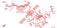 FLEXIBLE DE FREIN pour Honda CROSSTOURER 1200 NOIR de 2013