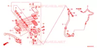 MAITRE CYLINDRE DE FREIN AVANT pour Honda CROSSTOURER 1200 NOIR de 2013