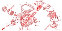 POMPE A HUILE  pour Honda CROSSTOURER 1200 NOIR de 2013