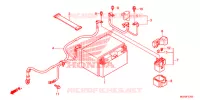 BATTERIE pour Honda CROSSTOURER 1200 de 2013