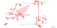 PEDALE pour Honda CROSSTOURER 1200 de 2013