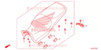 SELLE pour Honda CROSSTOURER 1200 de 2013