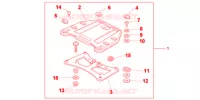 PLATINE DE TOP CASE pour Honda CROSSTOURER 1200 de 2013