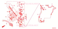MAITRE CYLINDRE DE FREIN AVANT pour Honda CROSSTOURER 1200 DCT ABS TITANIUM de 2014