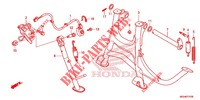 BEQUILLE pour Honda CROSSTOURER 1200 DCT TITANIUM de 2014