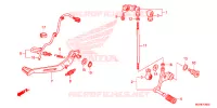 PEDALE pour Honda CROSSTOURER 1200 DCT de 2014