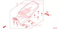 SELLE pour Honda CROSSTOURER 1200 DL de 2014