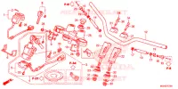 GUIDON   TE DE FOURCHE pour Honda CROSSTOURER 1200 DCT RED de 2016