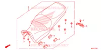 SELLE pour Honda CROSSTOURER 1200 DCT de 2015