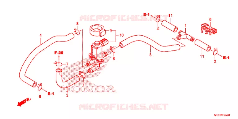 VALVE DE COMMANDE D'INJECTION D'AIR Honda MOTO 1200 CROSSTOURER 2015  VFR1200XDF