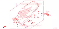 SELLE pour Honda CROSSTOURER 1200 DCT de 2015